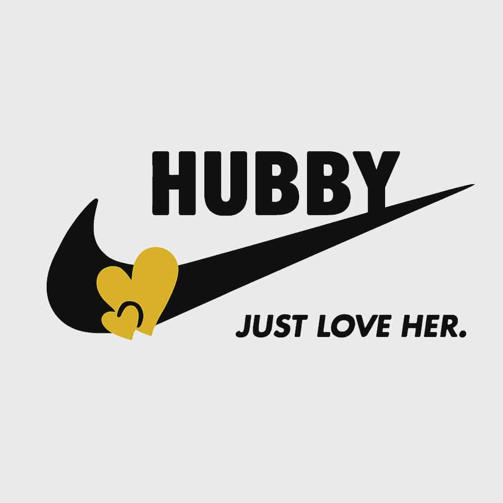 Wifey & Hubby Just Love her Nike DTF