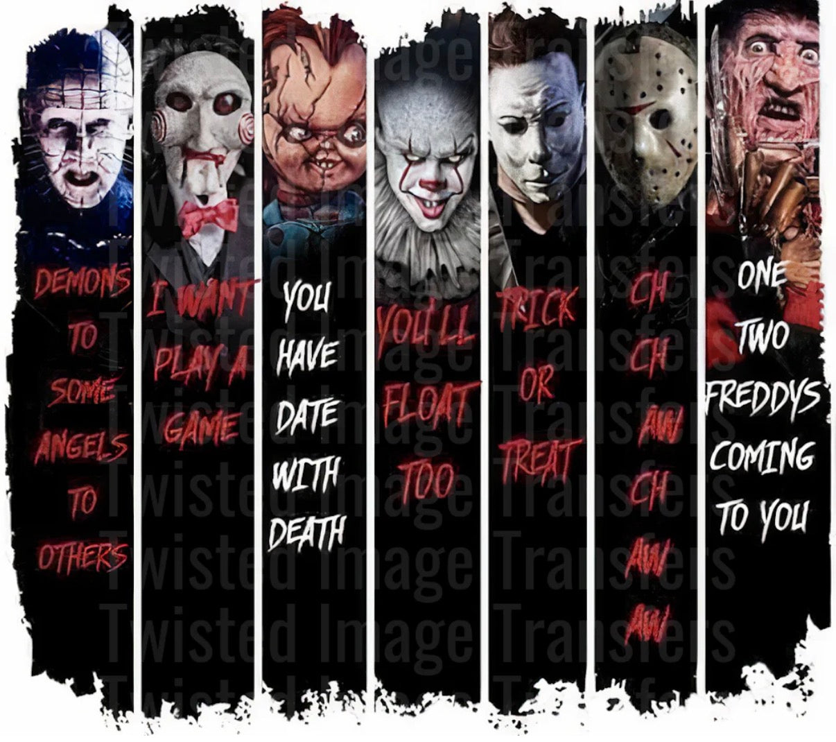 Halloween Quote DTF Transfers